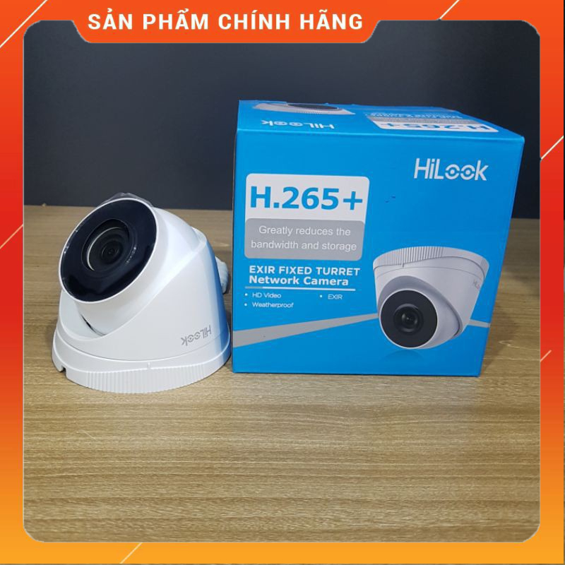 Camera IP Dome hồng ngoại 2.0 Megapixel HILOOK IPC-T221H - Hàng chính hãng