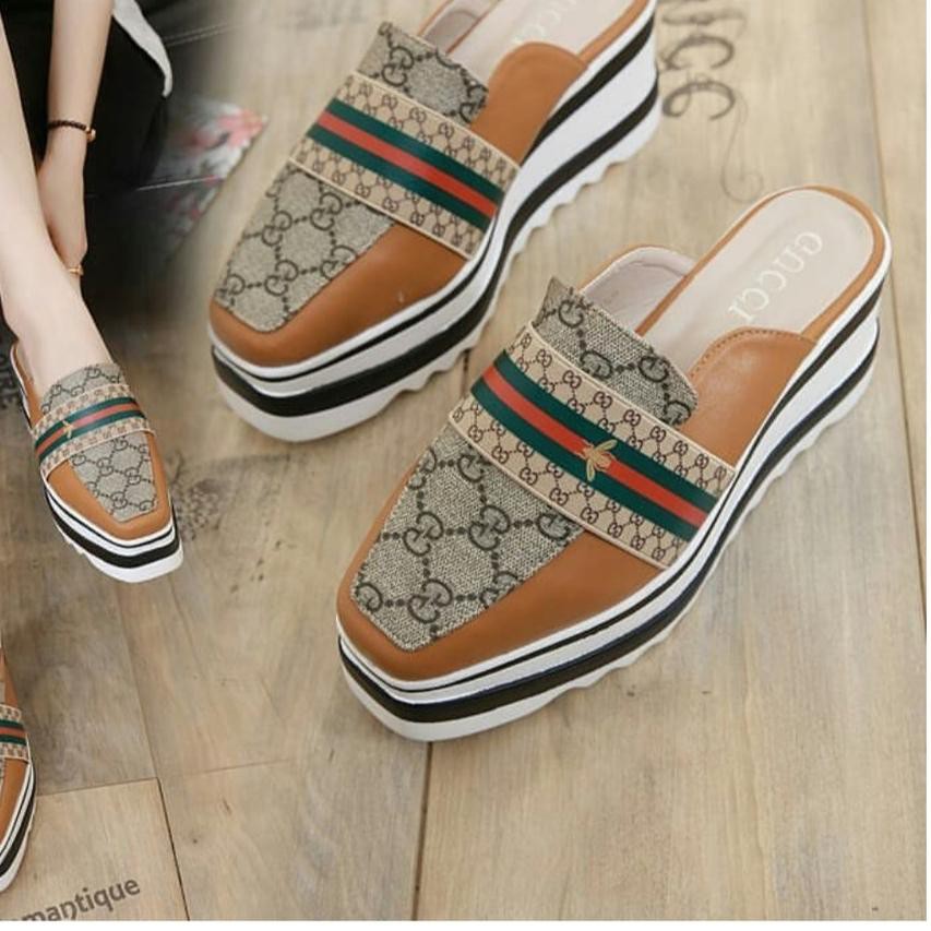 (Code-655) 10.10 Wedges Shoes Gucci Bee De 54