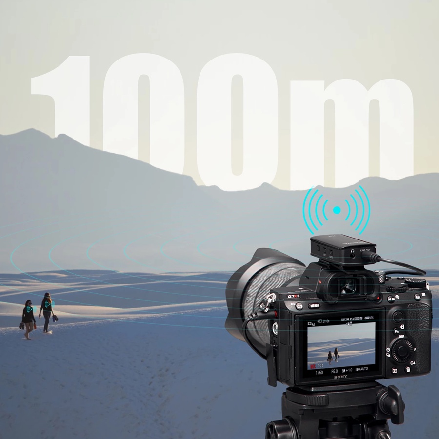 Mic cài áo không dây BOYA BY-XM6 S1 / BY-XM6 S2 / BY-XM6 K1 / BY-XM6 K2 2.4GHz