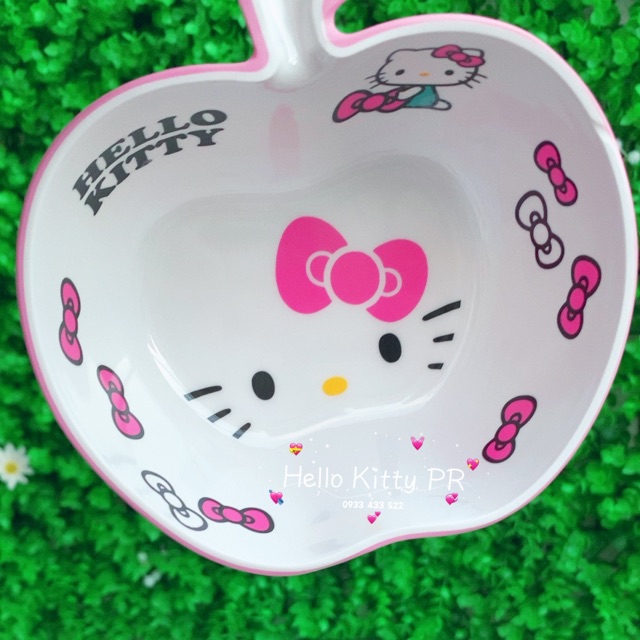 CHÉN 3D HÌNH TRÁI TÁO HELLO KITTY DOREMON DORAEMON