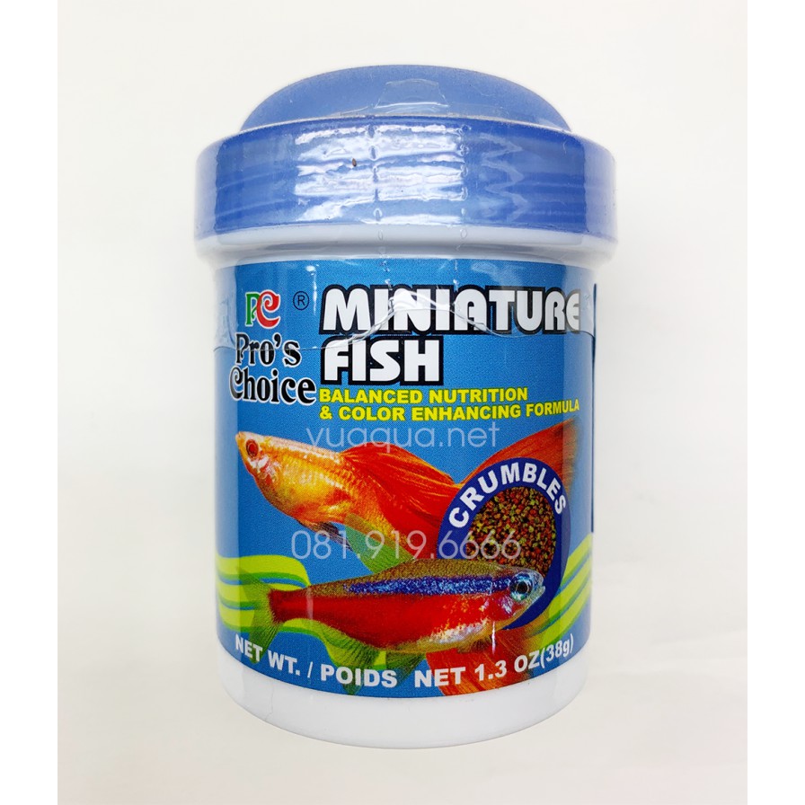 Thức ăn cho cá thủy sinh Prochoice Miniature Fish