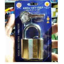 Ổ khóa đồng Việt Tiệp 45cm, 52cm, 63cm (Hàng chính hãng) - Có chìa mới bấm được