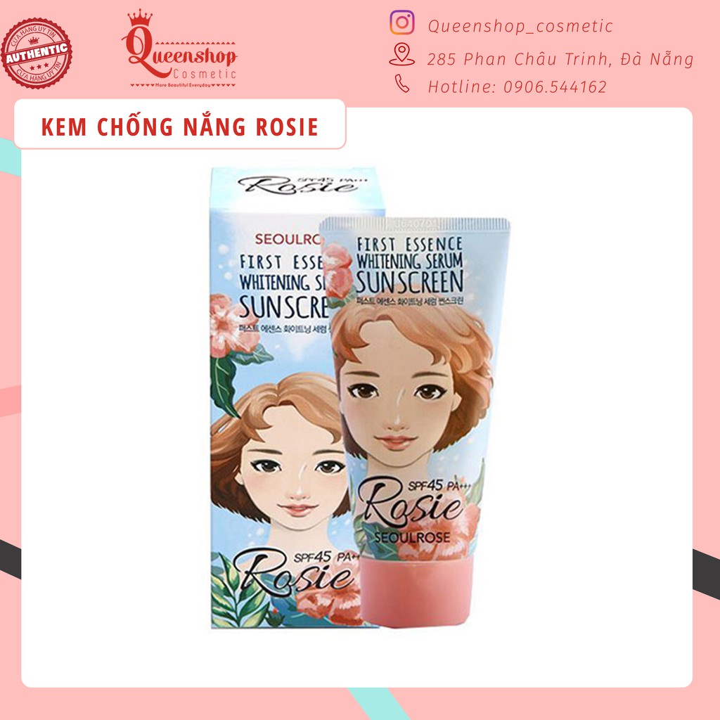 Kem chống nắng Rosie First Essence Whitening Serum Sunscreen