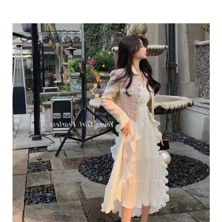 Đầm maxi Tay Dài Phong Cách Hàn Quốc Thời Trang Mùa Hè Xinh Xắn Cho Nữ Mới