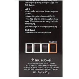 nhuộm tóc thảo dược thái dương