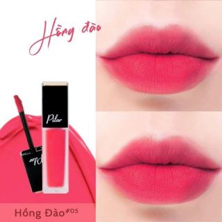 Son kem lì không chì pilar hồng đào 05