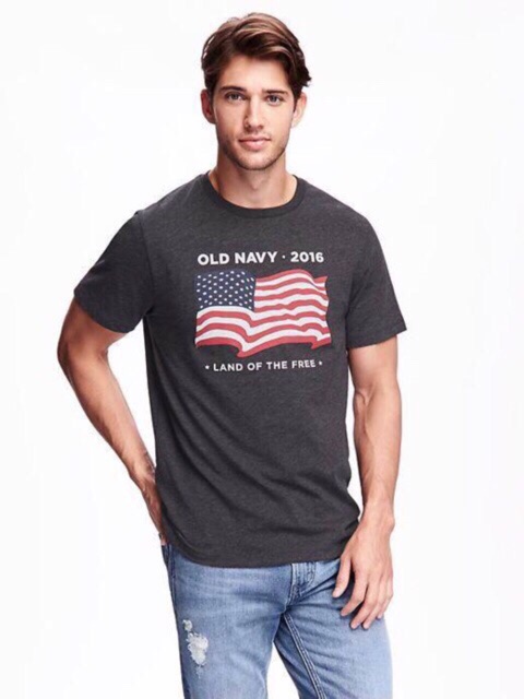 Áo Thun Nam Old Navy cotton graphic tee xuất xịn