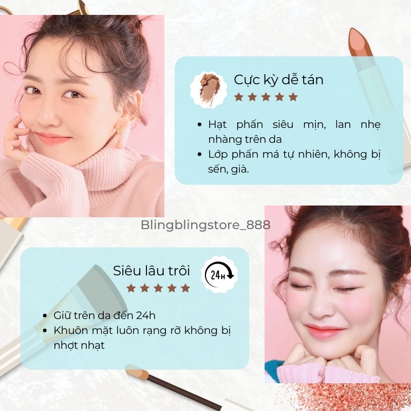 Bảng Phấn Má Phấn Mắt 4 Ô Trang Điểm Makeup Cá Nhân Unicorn - Mila Color | BigBuy360 - bigbuy360.vn