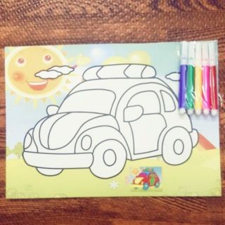 TRANH TÔ MÀU KÈM BÚT DẠ