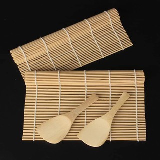 Dụng cụ cuộn sushi bằng gỗ,,,