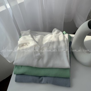 Áo len mongtoghi cổ bẻ rộng