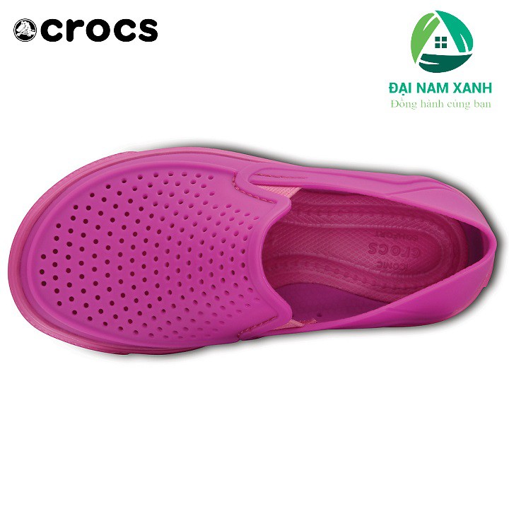 Giày Crocs Trẻ Em CitiLane Roka Slip-On (Màu Vibrant Violet)