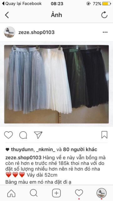 Chân váy công chúa tulle shirt 100k ( có sẵn ) | BigBuy360 - bigbuy360.vn