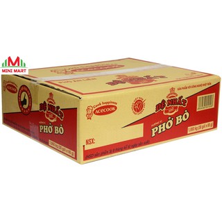 THÙNG 30 GÓI PHỞ BÒ ĐỆ NHẤT 65G