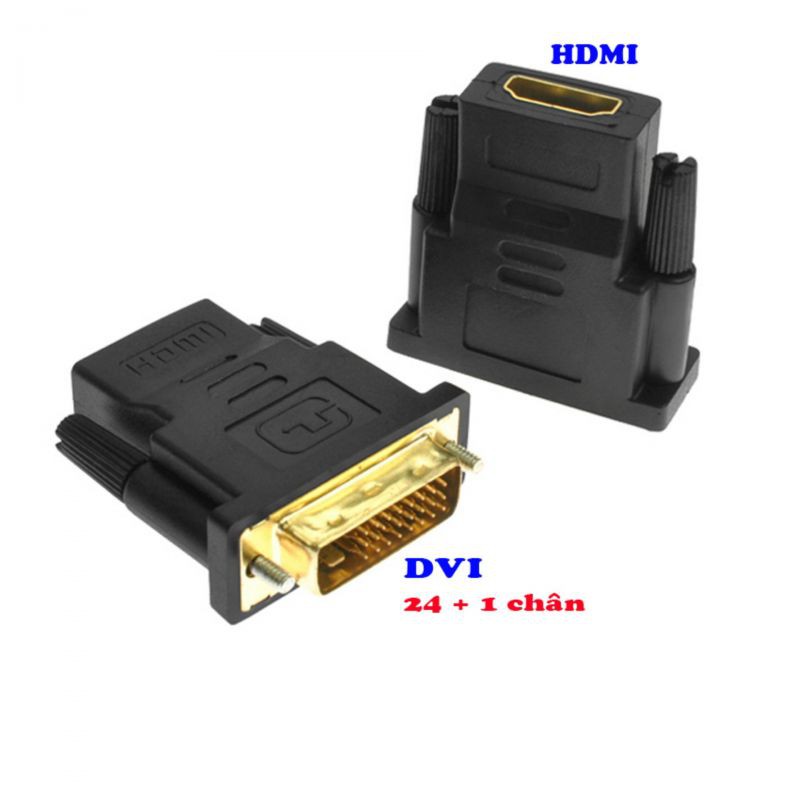 [Mã ELHACE giảm 4% đơn 300K] Đầu chuyển DVI (24+1) to HDMI (cái) Ugreen 20124 Hàng Chính Hãng