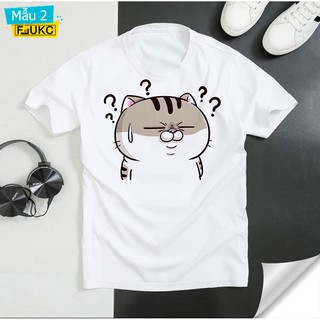 Áo Thun Tay Ngắn Mèo Ami Bụng Bự Khó Hiểu Siêu Cute F625L1