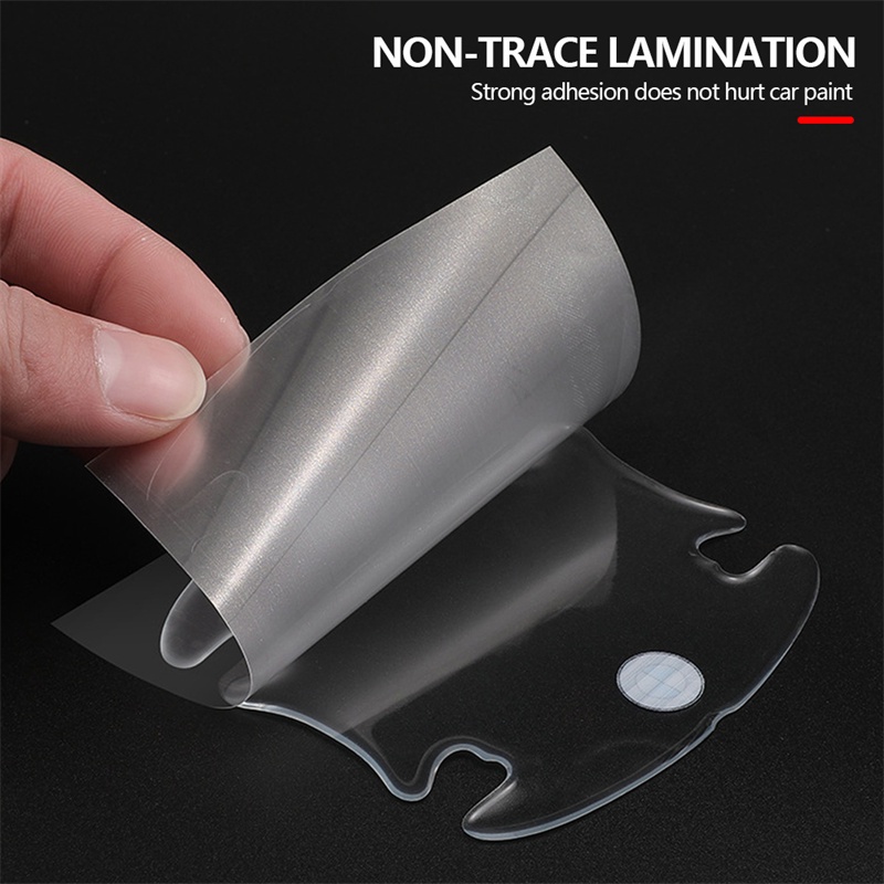 Bộ 8 miếng dán bảo vệ chống trầy xước dành cho tay nắm cửa ô tô