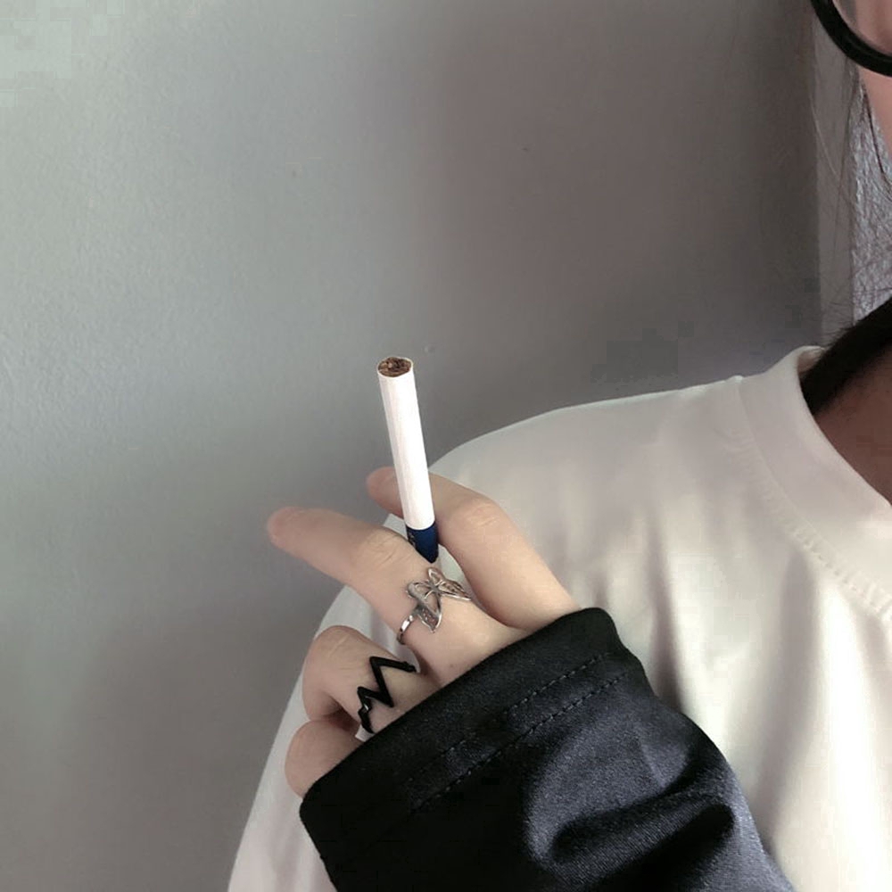 Nhẫn Hình Bướm Rỗng Cá Tính Cho Nữ