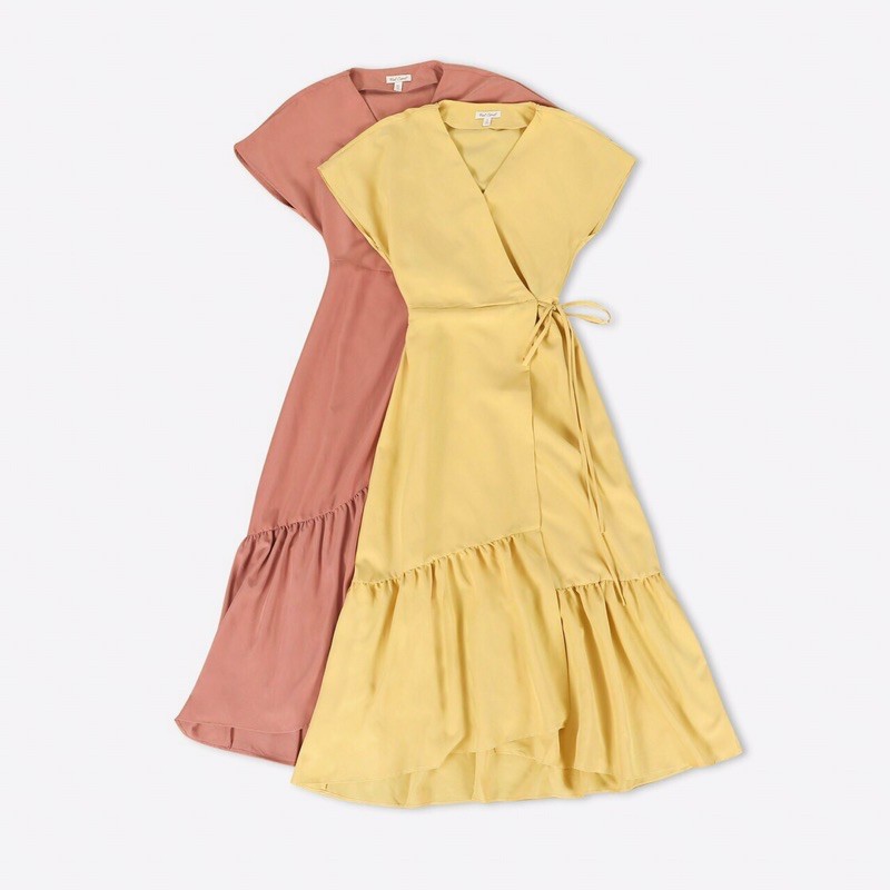 Đầm maxi RED CAMEL cột eo xuất xịn