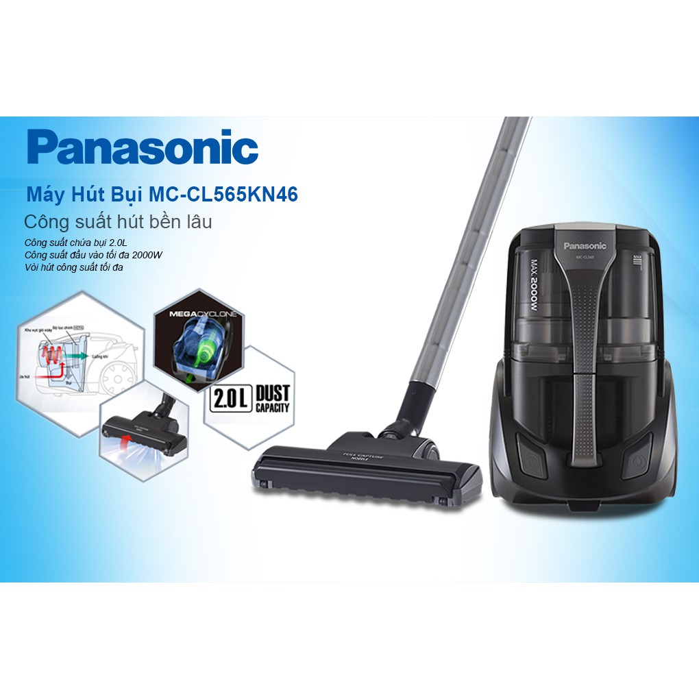 Máy Hút Bụi Panasonic MC-CL565KN46