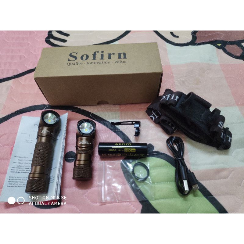 Đèn pin đội đầu Sofirn Sp40/40a nhiệt màu 5000k -5300k