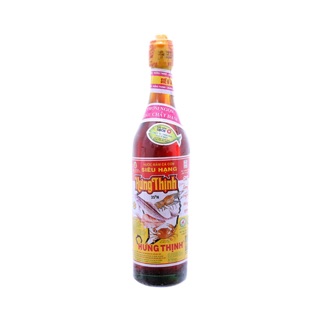 Nước mắm cá cơm Hưng Thịnh nắp vàng - chai 620ml