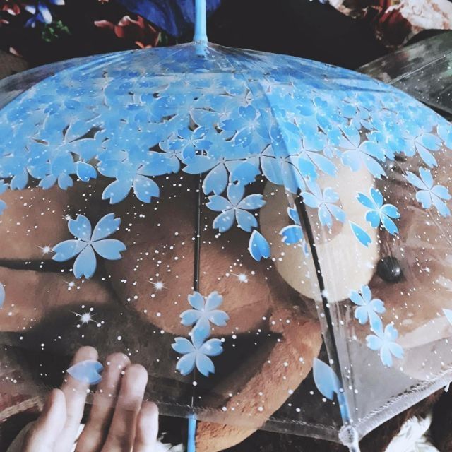 ô trong suốt 3D hoa văn