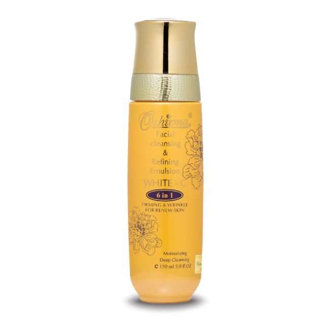 ♥𝐉𝐀𝐏𝐀𝐍𝐍.𝐕𝐍♥ Gel Rửa Mặt Trắng Da Nhân Sâm 6in1 Oshirma 150ml ＣＨÍＮＨ ＨÃＮＧ １００%