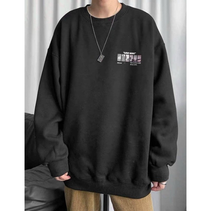 Áo nỉ, áo sweater LOVE WINS | BigBuy360 - bigbuy360.vn