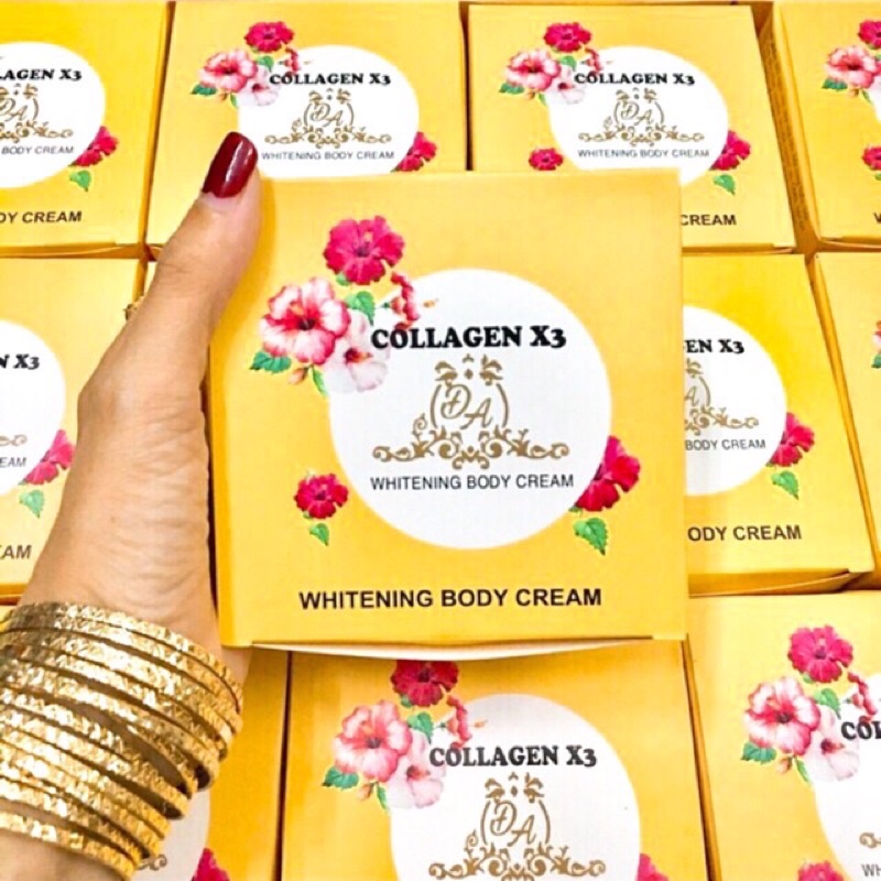 Kem Body Collagen X3 Chính Hãng Tặng Kèm Kích Trắng