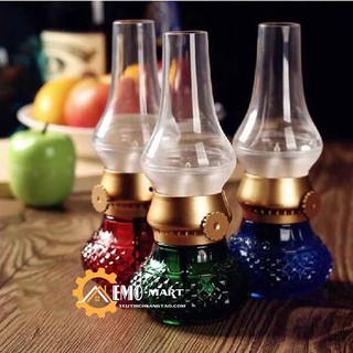 💥 Đèn dầu điện tử 💥 Bật tắt bằng cảm ứng thổi như đèn dầu thật, Nhiều màu sắc lựa chọn