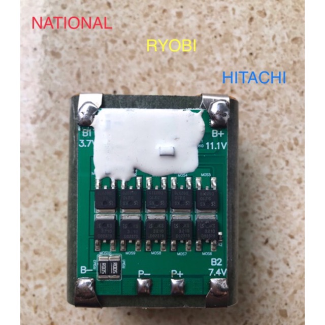 Khối pin lishen 12v 3s2p 4000mah xả 40A dùng cho các máy 12v national,ryobi,cids,hitachi cao