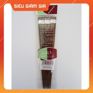 Set 3 đôi đũa gỗ 22,5cm (loại dày)