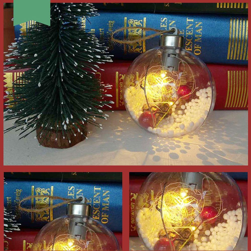 Bóng Nhựa Trong Suốt Treo Trang Trí Giáng Sinh / Đám Cưới