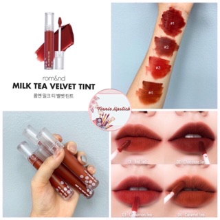 (Ver 1-2) Son Kem Lì Romand Milk Tea Velvet Tint 4.4g [Vinnie.lipstick]