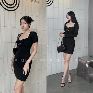 VÁY BODY THUN GÂN NƠ NGỰC