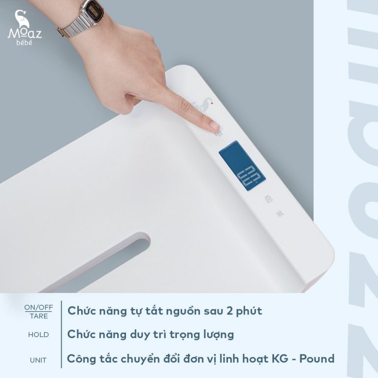 Cân điện tử thông minh MoazBeBe MB022 - Bảo hành 1 năm