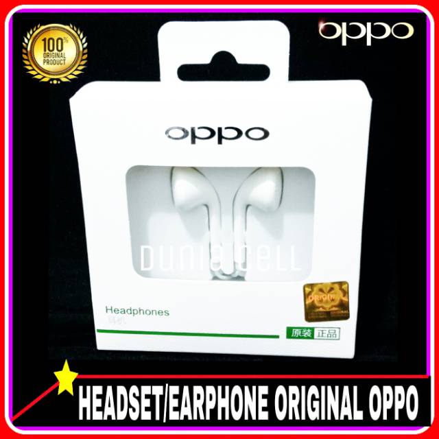 Tai Nghe Nhét Tai Chính Hãng 100% Cho Oppo A37 A59 A71 A37 A83 F1s F1 Plus F3