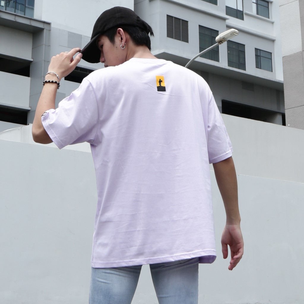 Áo Thun Mickey Màu Tím Chất Liệu Cotton Thoáng Mát