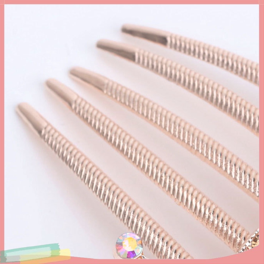 Lược Cài Tóc Đính Đá Lấp Lánh Thời Trang Cho Nữ