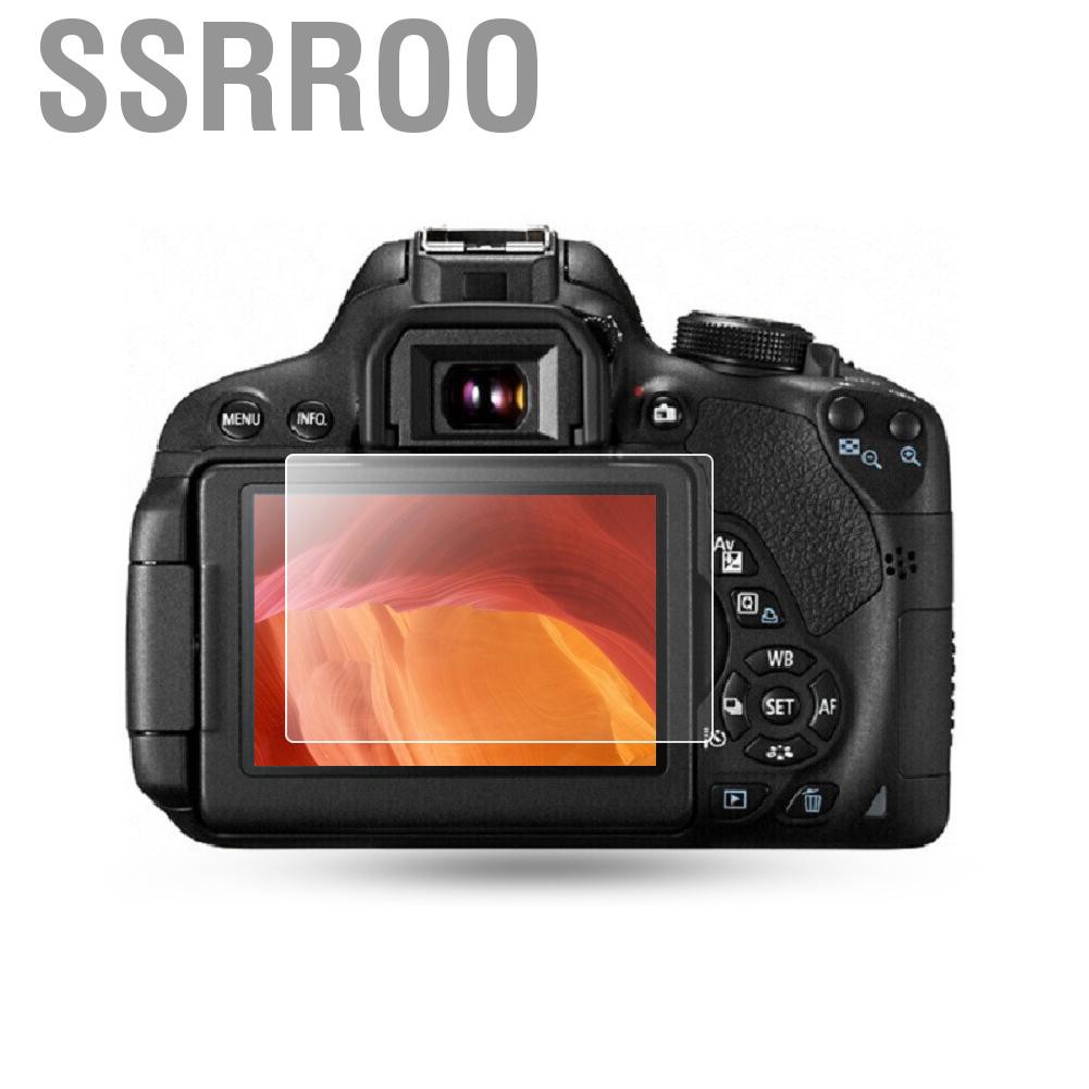 Ssrroo 1 Pcs Tempered Kaca Pelindung Skrin Filem untuk Canon 650D/700D/70D/G16 Kamera