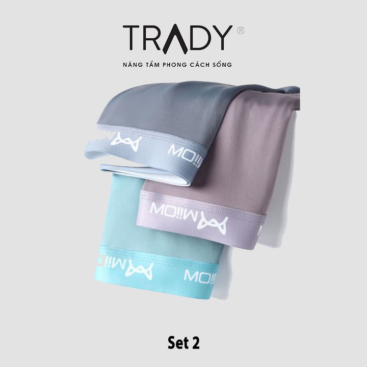 Combo 3 Quần Sịp Đùi Boxer Thông Hơi Thoáng Mát - Quần Lót Nam