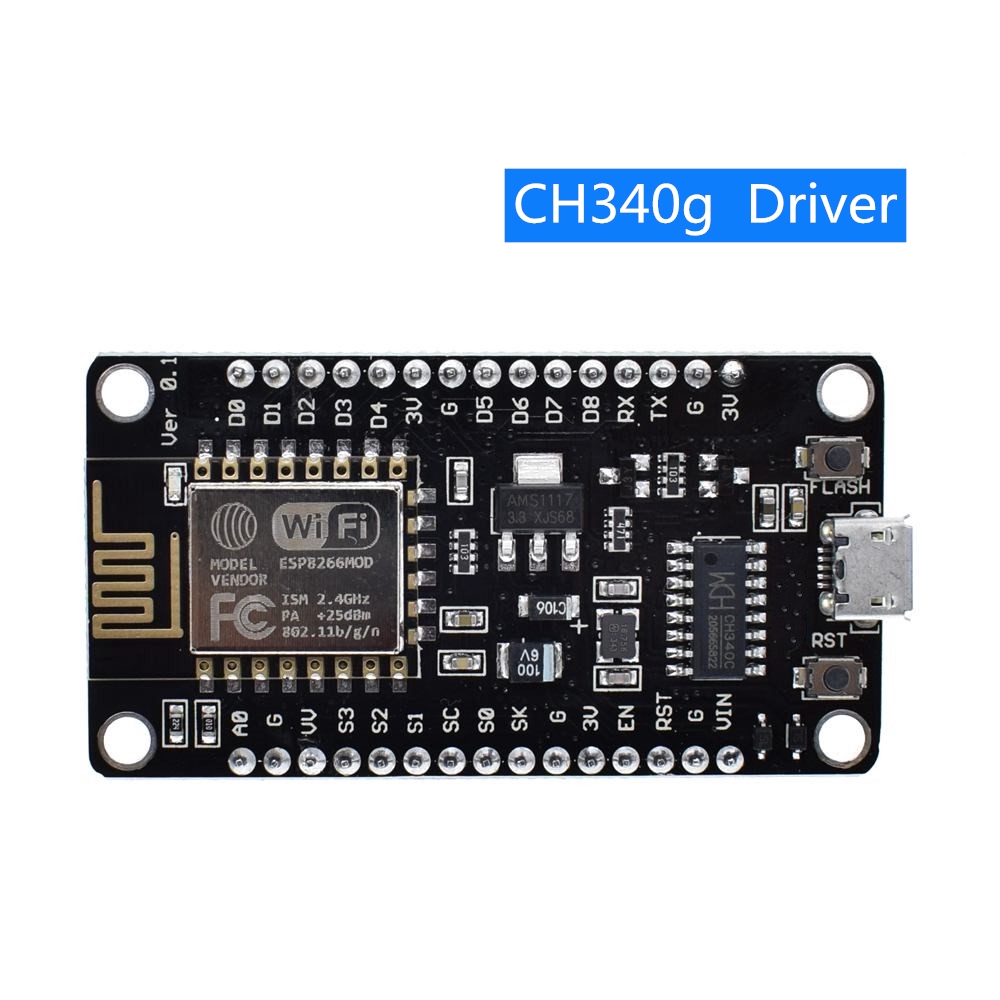 Bảng Mạch Phát Triển Wifi Không Dây Ch340 / Cp2102 Nodemcu V3 V2 Lua Esp8266 Esp-12E