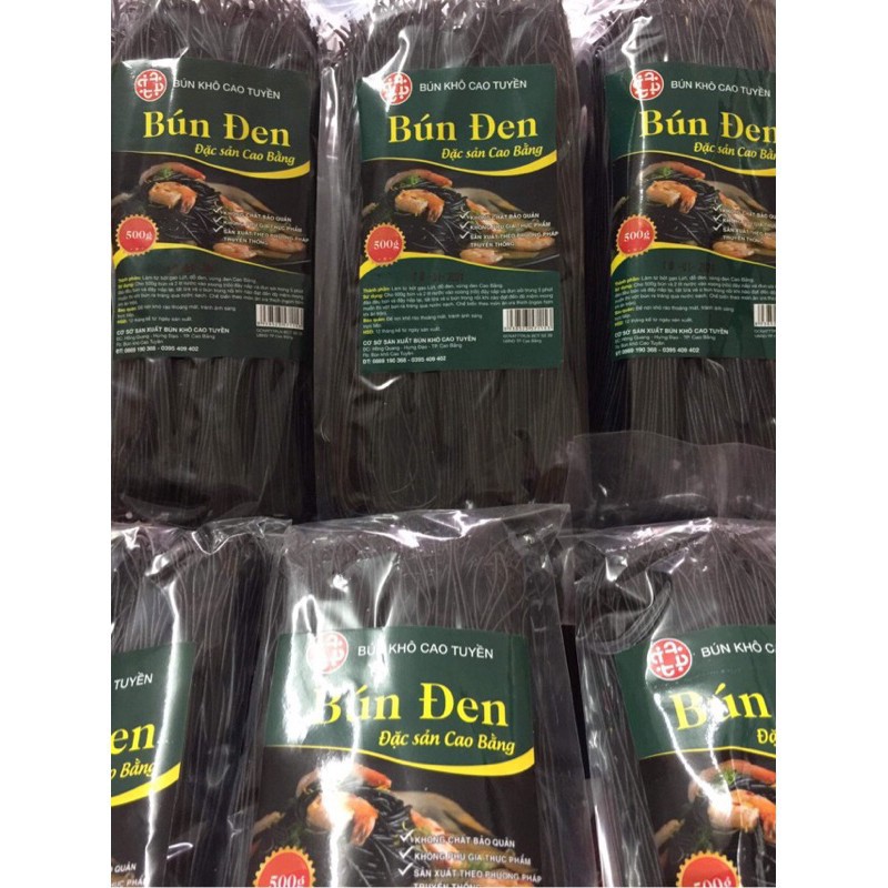 Bún đen ngũ vị Cao tuyền hộp xuất khẩu eatclean giảm cân siêu ngon.
