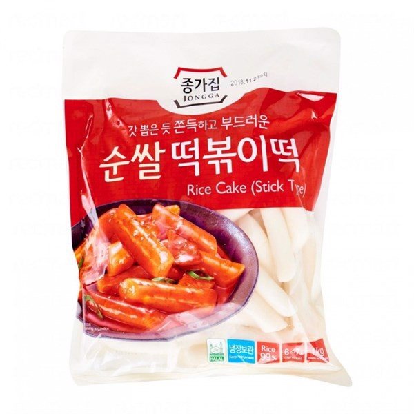 Bánh gạo Tokpokki Chongga [종가집]데이즈 순쌀떡볶이떡 Hàn Quốc 500g, 1kg - Hàng nhập khẩu Bánh Gạo