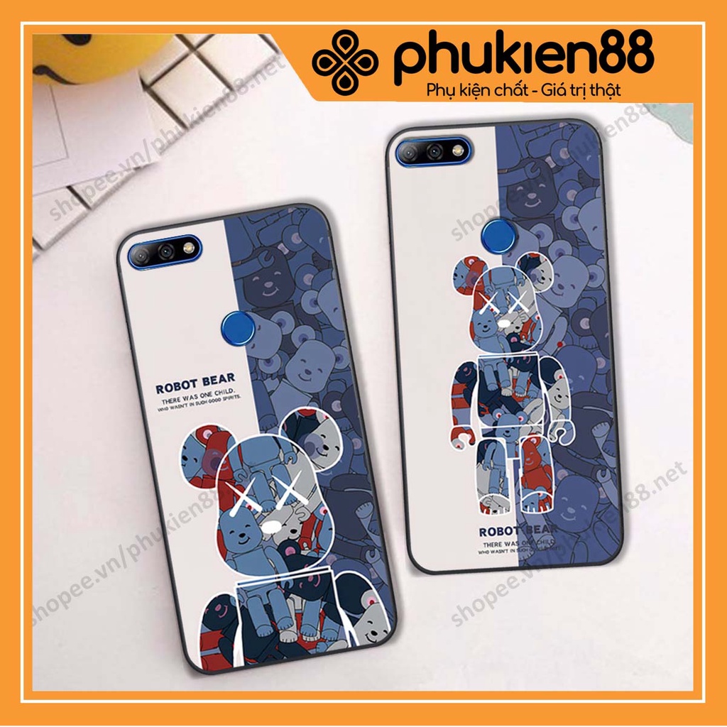 Ốp lưng Samsung Note 8 hình Robot Bear, Kawsnc bảo vệ điện thoại