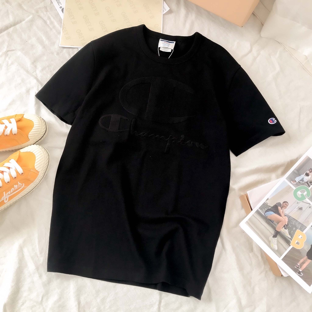 Áo Thun Cham.pion In Logo Phong Cách Hàn Quốc | BigBuy360 - bigbuy360.vn