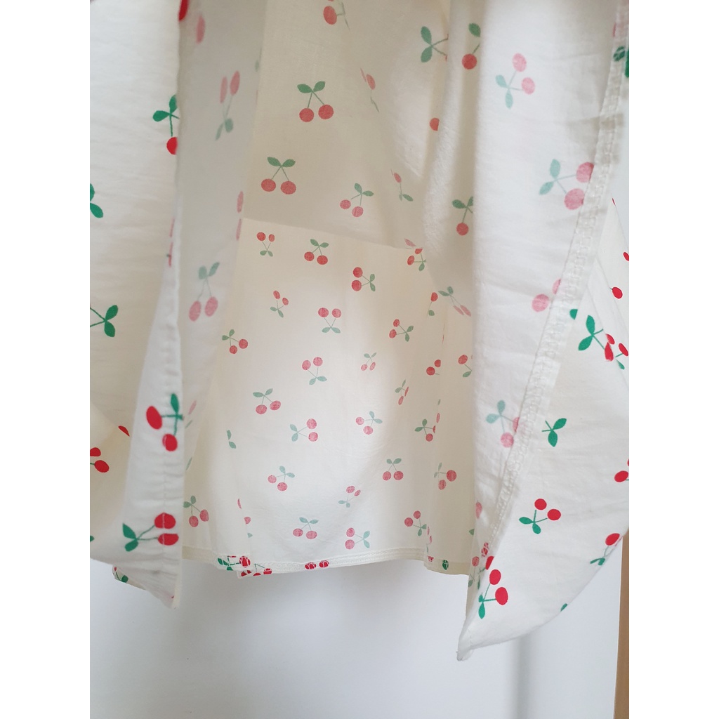 Áo Hai Dây Babydoll Hình Cherry - Penguin House