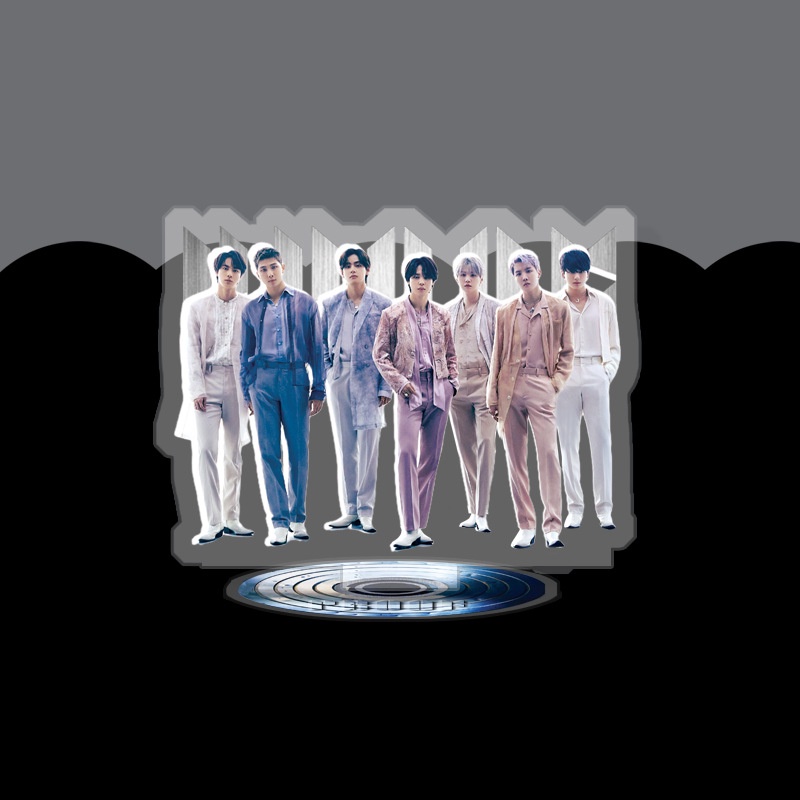 Giá Đỡ Hai Mặt Chất Liệu Acrylic Dùng Để Trang Trí Phong Cách BTS