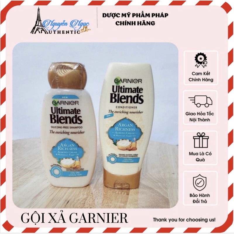💦Set gội xả Garnier - Pháp